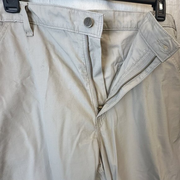 Carhartt Beige Pants Mens 38‎ x 34 Dungaree Fit RN 14806 Workwear - Picture 5 of 8